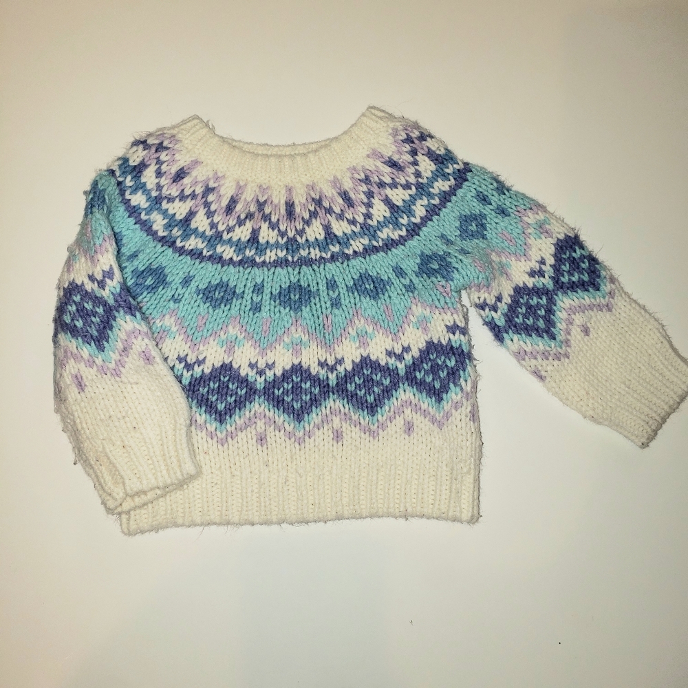 🌻 3/$10 2 pc lot winter infant girls sweater